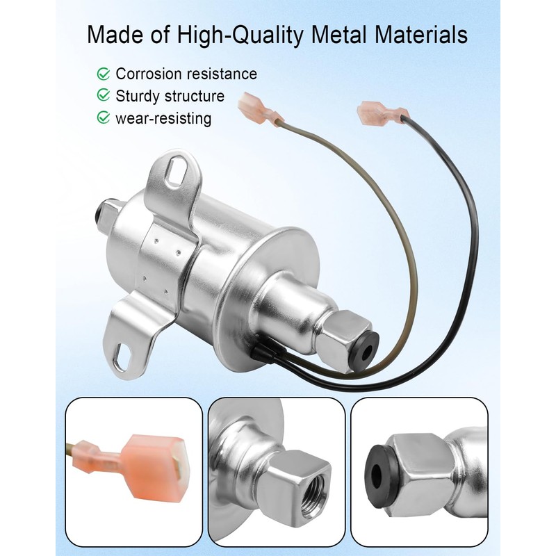 Electric Fuel Pump Fit for Cummins Onan 5.5HGJ Generator Replace