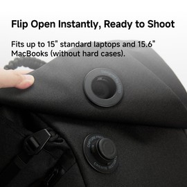 VSGO 6L Magnetic Quick-Access Camera Sling Bag — One-Hand Open