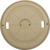 Custom Molded Products Skimmer Cover and Collar (Round) Tan