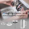 6 Pcs Stainless Steel French Press Replacement Filters 4 Inch