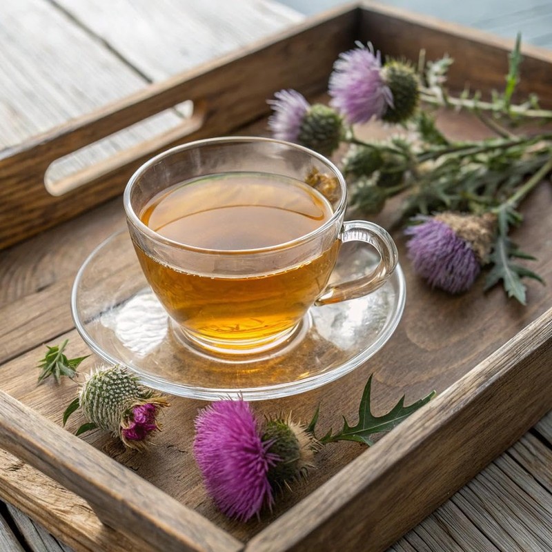 Milk Thistle Tea (Seeds) 1 LB | Promotes Liver Health