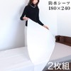 Waterproof Sheet Set of 2 180 x 240 cm Hygienic