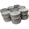 Aotunbey, 16 Pack Round Tins Aluminum Cans Containers with Screw