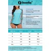 BesserBay Womens Rash Guard Swimming Long Sleeve Quick Drying Sun
