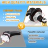 Boltigen Universal Front Mount Toilet Handle, Toilet Trip Lever Handle