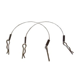 エービーシーホビー(ABC HOBBY) ステルスワイヤー付ボディピン 80mm (2本入) 66215