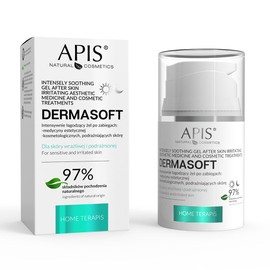 APIS DERMASOFT Intensiv linderndes Gel für ästhetische Medizin und Kosmetologie nach den die Haut reizenden Behandlungen | Linderung der Haut nach reizenden Behandlungen | 50 ml