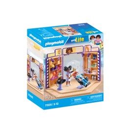 Playmobil 71535 myLife: Hair Salon, trendy hairstyles and wigs for customers, with extensive accessories for experimentation, creative play sets suitable for children ages 5+