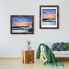 LUCKYLIFE 18x24 Frame in Rustic Brown, Gallery Frame for Wall