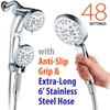 AquaSpa High Pressure 48-mode Luxury 3-way Combo with Adjustable Extension