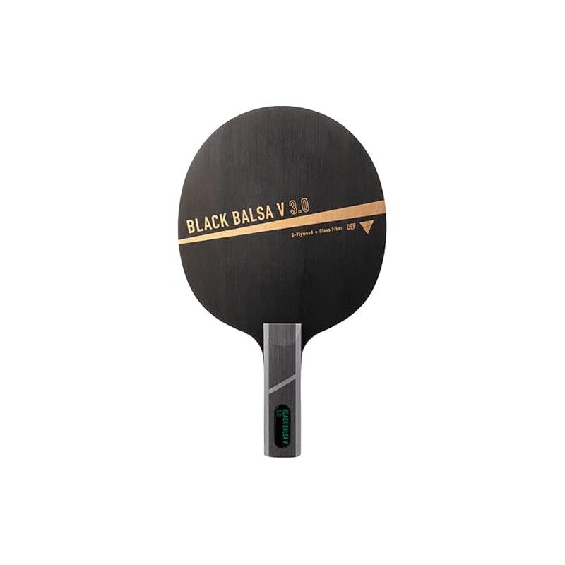 Victas 310435 Table Tennis Racket Guard Shake Hand Black Balsa