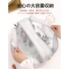 WiViVi Vinyl Pouch, Clear Pouch, Large Capacity, Double Layer Design,