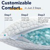 QUTOOL Cooling Pillows for Sleeping 2 Pack, Shredded Memory Foam