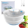 Subbuteo Electric Salad Spinner 4Qt – Rechargeable Lettuce Washer &