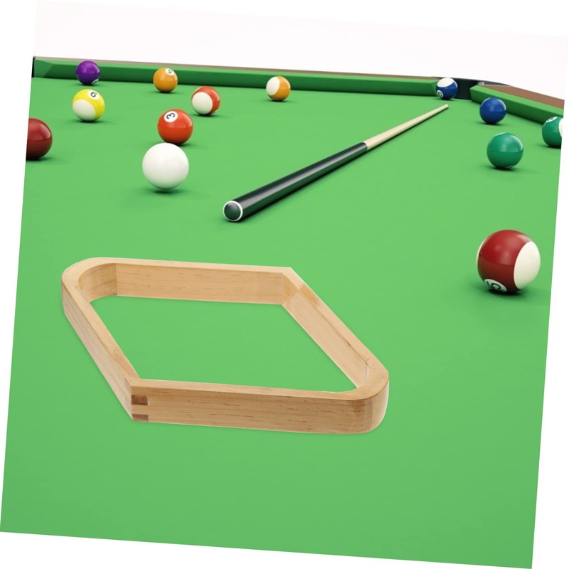Mikinona 2pcs Billiard Ball Rack Solid Hardwood Pool Table Ball