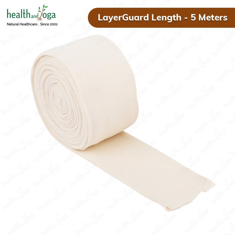 SoulGenie コットンメリヤススリーブロール、自然伸縮性の原料 - 快適な摩耗、汗吸収性 - 臭い、そして残留物が蓄積するのを防ぎます - 下およびオーバーキャストの包帯摩耗（幅3インチ） 3インチ（1のパック）