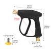 QWORK Pressure Washer Gun with 5 Nozzle Tips, M22-14 Thread