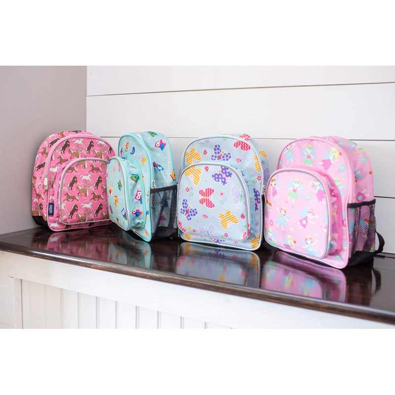 Wildkin Toddler Pink Horses Backpack, Multi-Colour