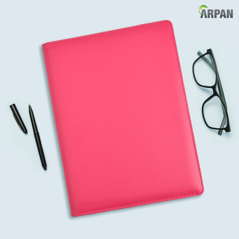Arpan A4 Certificate Presentation Folder, Faux Leather Document Organizer, Professional