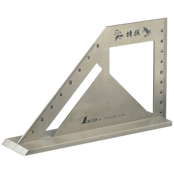 Shinwa Sokutei 62189 Stop-Type Scoya with Wide Base Width 1.6