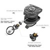 MNGARISTA MNGARISTA Heavy Duty Retractable Keychain with Belt Clip, ID