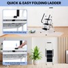 Step Ladder 3 Step Folding with Handrails, Folding Step Stool