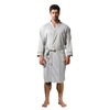 Lagtew Mens Kimono Robe Lightweight Soft Bathrobe Sleepwear Loungewear with