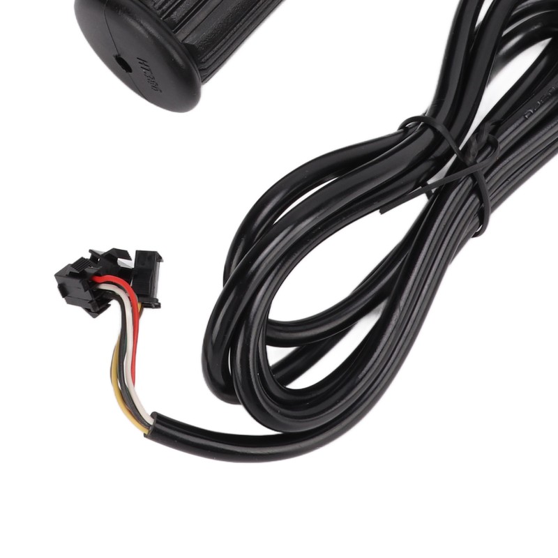 1 Pair Handlebar Throttle Grip Universal LED Display Wire Twist