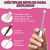 Kit 4pcs Imán de Uñas 3D Ojo de Gato Magnético