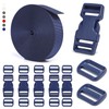 1 inch Buckles and Straps Set, Daily Series Polyester Webbing,