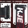 KJE E-Track Ratchet Straps, 8 Pack Black 2" x16' Heavy