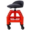 ZJMTOCYU Pneumatic 360 Degree Swivel Stool, Heavy Duty Rolling Mechanics