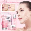 Set Cuidado Facial Piezas Kit Hidratante Aroma Flor Cerezo Mujer
