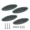 Grekywin Boat Folding Cleat 2Pcs Set - 13cm Flip up