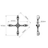 Lightweight Stove Adapter Burner Connector Gas Tank Converter for Outdoor
