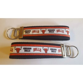 Chicago Bulls inspired 6" Keychain Key Fob Key Ring Gift Basketball Sports 1