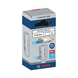 Bosch 1 x PRO Multi Material Hole Saw (for Softwood, Drywall, Diameter 29 mm, Professional Accessories Drill/Screwdriver)