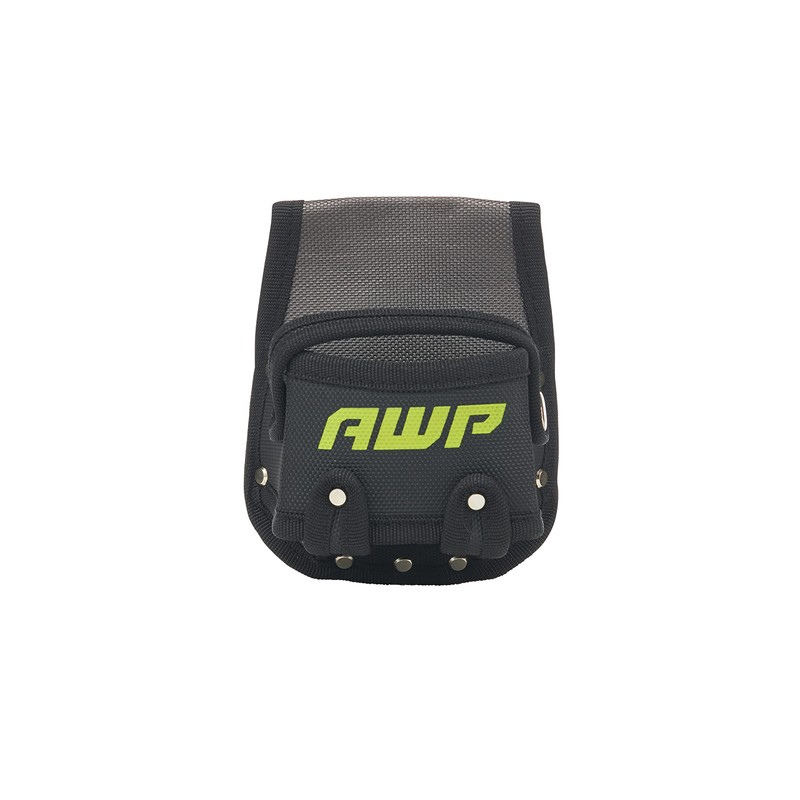 AWP Tape Measure Pouch with Metal Belt Clip and Tunnel
