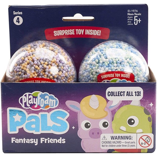 Educational Insights Playfoam Pals Fantasy Friends 2-Pack | Non-Toxic, Never Dries Out | Sensory, Shaping Fun, Arts & Crafts For Kids | Surprise Collectible Toy | Ages 5+
