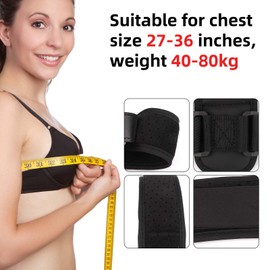 BOXOB Posture Corrector for Men, Breathable Mesh Design Adjustable Back Straightener Back Support Brace Hunchback Corrector for Women Lumbar Shoulder Relaxation (Black)