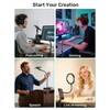 Heavy Duty Metal Table Microphone Clamp with 5/8 Thread, Desk