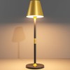 Timjorman Modern LED CordlessTable Lamp,4000mAh Rechargeable Battery Desk lamp,3 Level