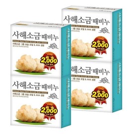 Rose of Sharon Dead Sea Salt Soap 100g 4 packs Happy Bath Original Collection Cherry Blossom Soap 90 / 무궁화 사해소금 때비누 100g 4입 해피바스 오리지널 컬렉션 체리블라썸 비누 90