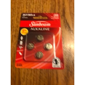 Unbranded LR44 Package of 4 Button Alkaline Cell Battery 1.5V - New Ships N 24h