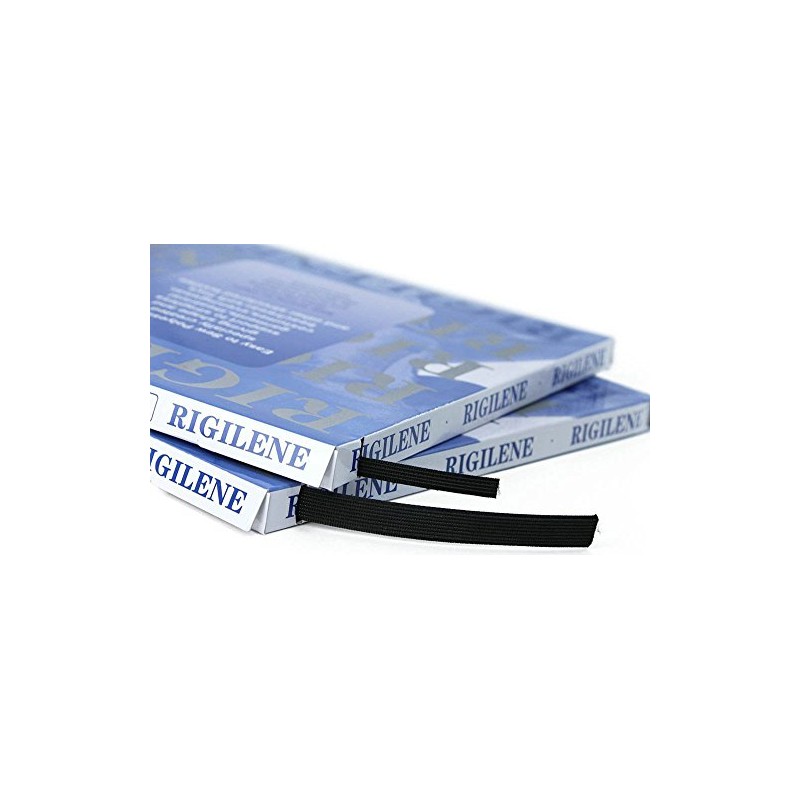 Eloja® Rigilene Boning Corset Reinforcement Width 12 mm Black Polyester