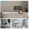 OLNGYUE Bathroom Shower Niches Shelves: No Tile Needed Stainless Steel
