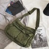 Chirest Messenger Bag, Large Hobo Crossbody Bag with Multiple Pockets