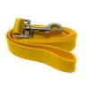 Standard Length Nylon Leash (6 Foot, Yellow)