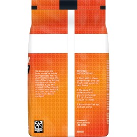 Dunkin' Dark Roast Ground Coffee, 18.4 Ounces (Pack of 6) (Packaging May Vary)