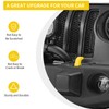SQQP Bumper Tow Hook Covers 2Pcs Fit for 2007-2018 Jeep